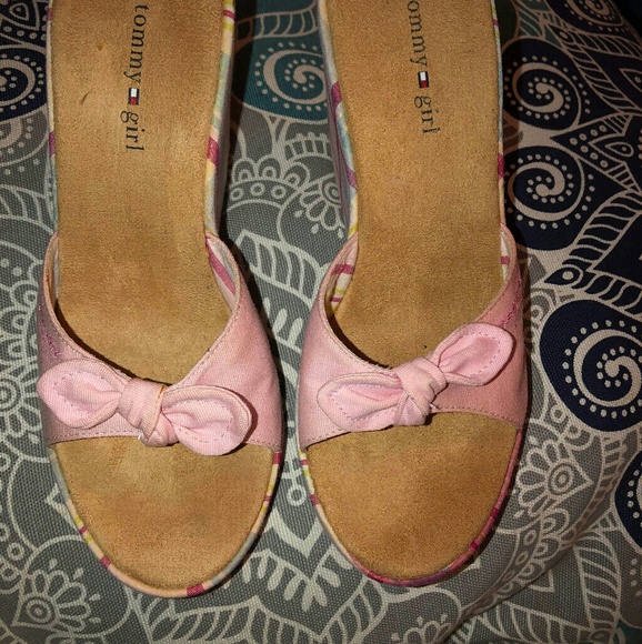 Tommy girl Plaid wedge shoes - Picture 3 of 4